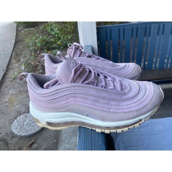 Nike Women’s Air Max 97 Premium 917646-500 Lace Up Pink Sneaker Shoes Sz 7.5 US - Picture 8 of 11